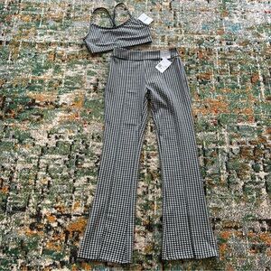 🆕FOREVER 21 Houndstooth 2 Piece Matching Set, Size Medium